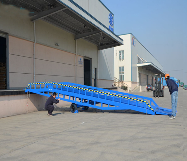 惠州移动式登车桥应用
